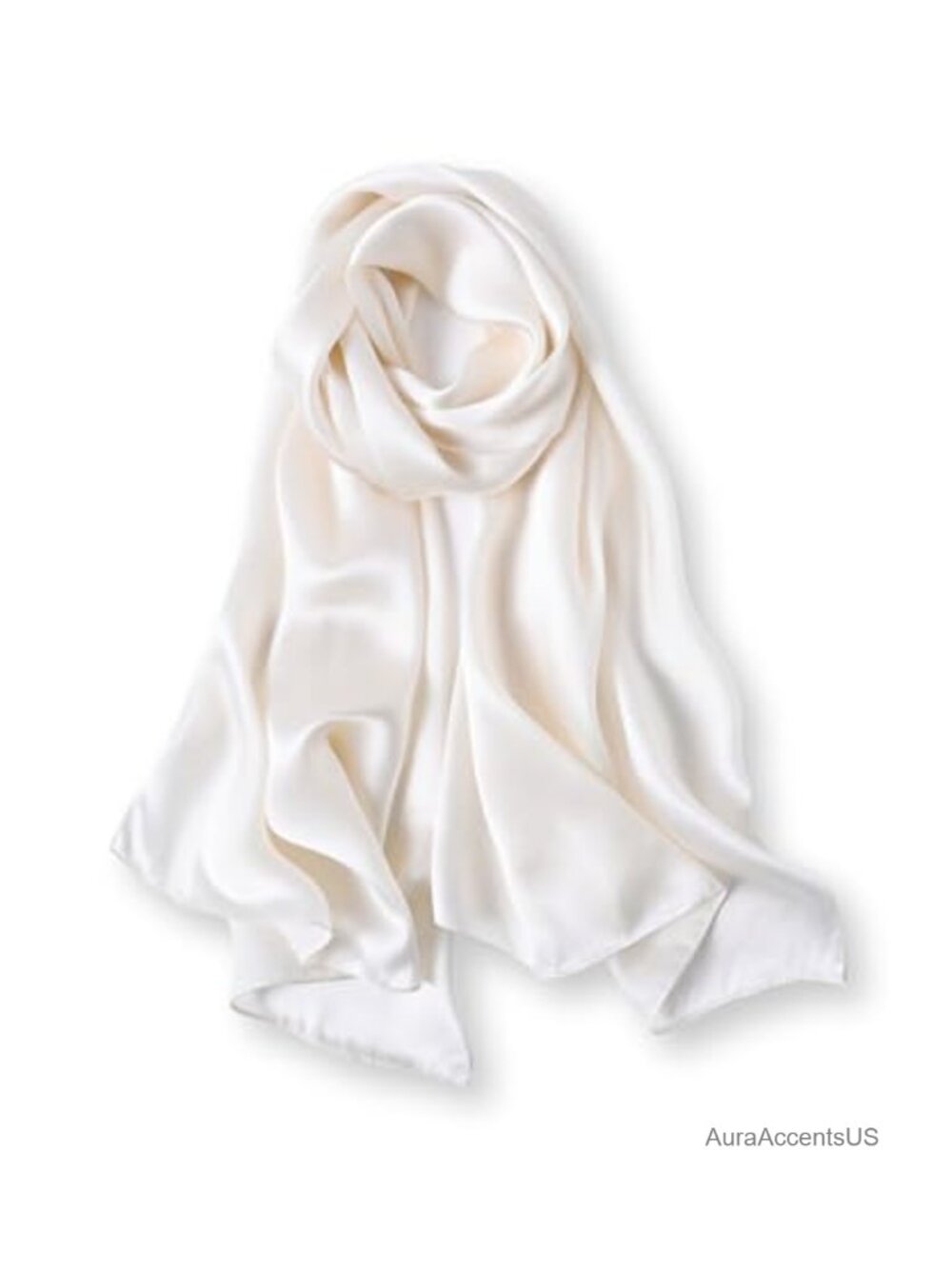 100% Mulberry Silk Long Scarf Wrap 68x21 Oblong Shawl Women's Fashion Neck Scarf